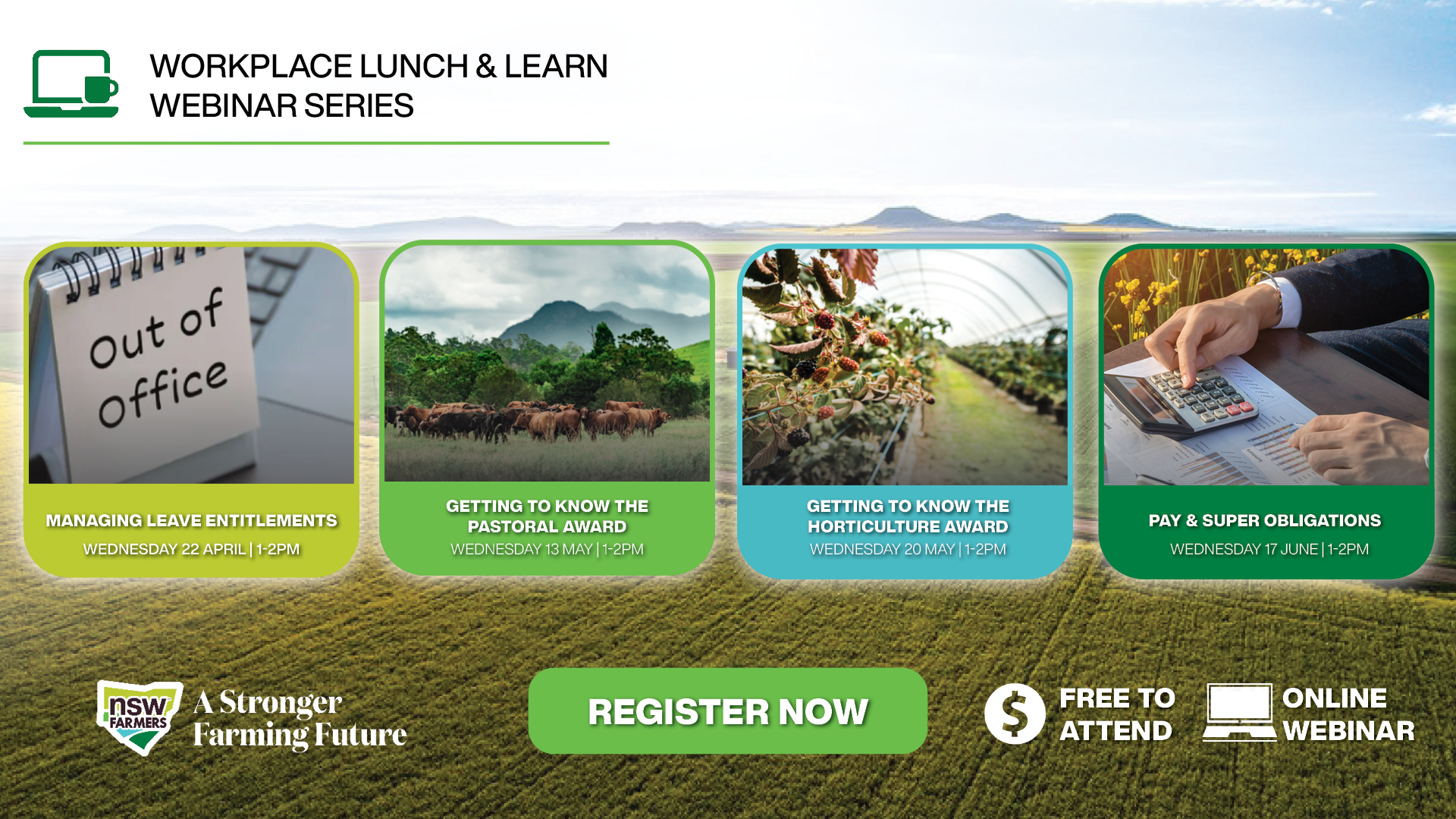 Workplace Lunch & Learn Webinar series - Pay & Super Obligations>